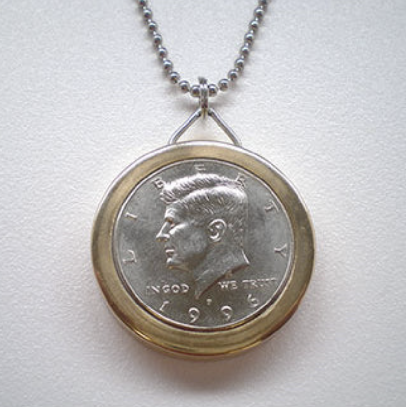 DO NOT DO 10coin pendant 美品 Half Dollar Pendant Safe — Kopis Designs